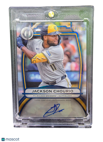 2025 Topps Tribute Baseball Jackson Chourio #TA-CHO /150