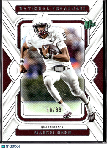 Marcel Reed 2025 Panini National Treasures Collegiate /99 Texas A&M Aggies