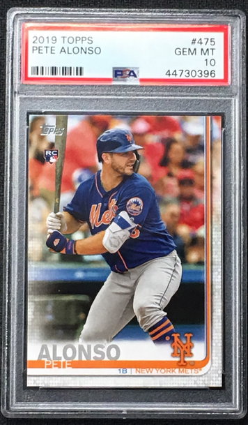 2019 topps series 2 Pete Alonso rc psa 10 