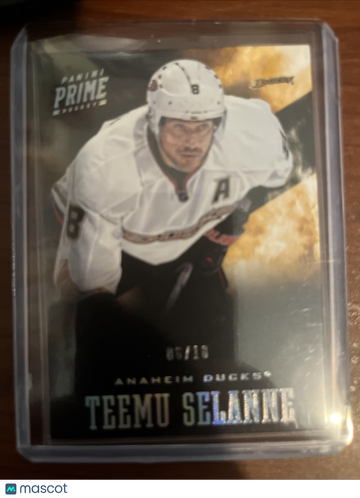 2013-14 Panini Prime Teemu Selanne #85 Gold