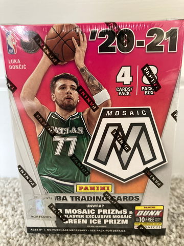 2020-21 Panini Mosaic Basketball Fanatics Exclusive Blaster Box