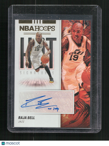 2019-20 Hoops Raja Bell #HS-RBL Hot Signatures AU