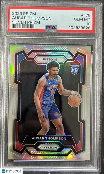 2023 Panini Prizm Ausar Thompson #178 Silver PSA 10