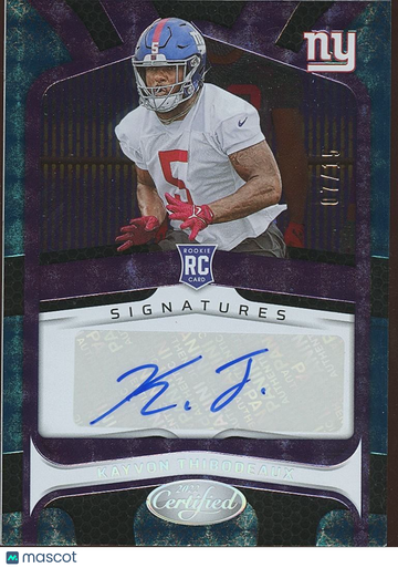 2022 Kayvon Thibodeaux Rookie Panini Authentic