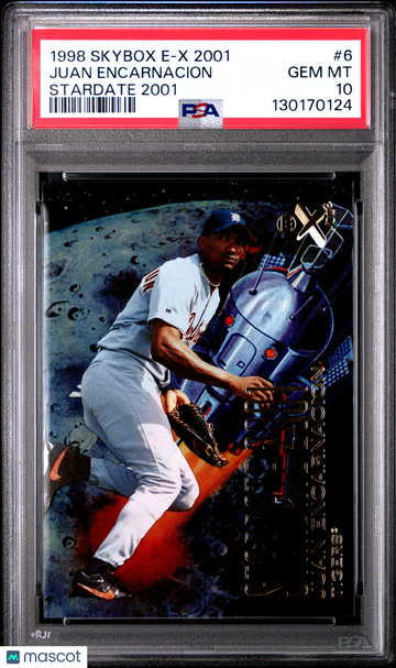 1998 Skybox E-X 2001 Stardate 2001 Juan Encarnacion #6 PSA 10