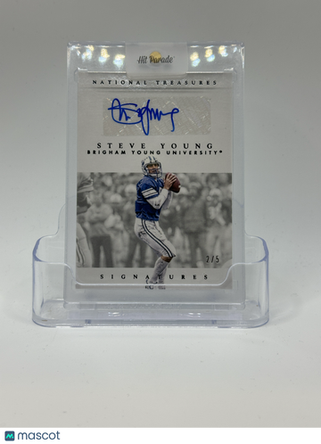 2015 National Treasures Multi-Sport Signatures Steve Young #83 /5