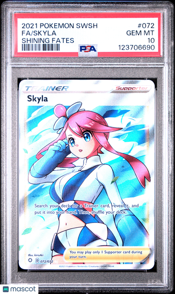 Shining Fates Skyla Foil Ultra Rare PSA 10 #072