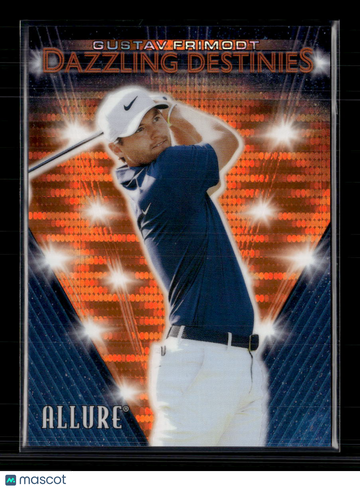 2026 Upper Deck Allure Golf Dazzling Destinies Gustav Frimodt #DD-10 Spectrum Orange 44/99