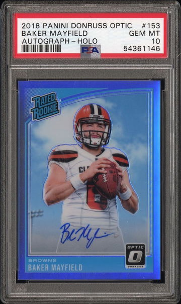 2018 Optic Baker Mayfield Holo Auto /99