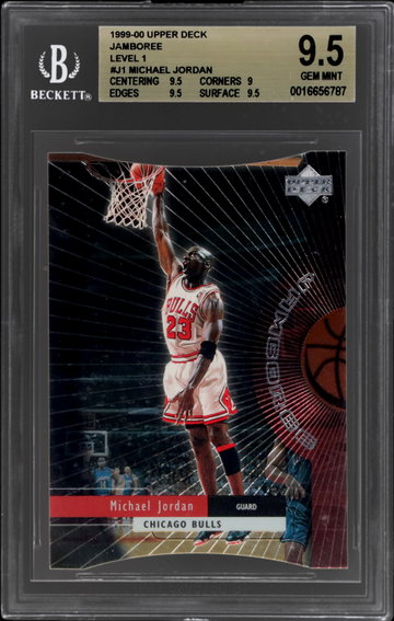 1999 Upper Deck Michael Jordan Jamboree Level 1 BGS 9.5