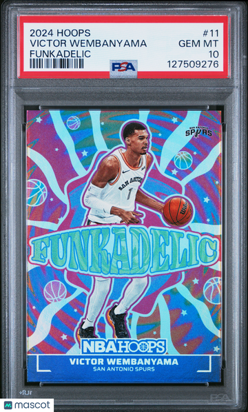 2024 Panini NBA Hoops Funkadelic Victor Wembanyama #11 PSA 10