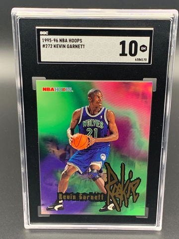 1995-96 NBA Hoops #272 Kevin Garnett SCG 10 Gem Mint RC
