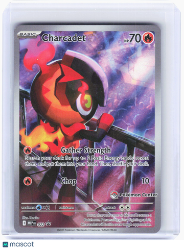 Mega Evolution Charcadet Holo Black Star Promo (Pokemon Center) #022