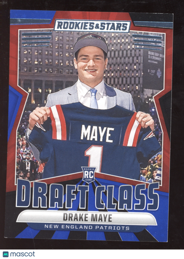 2024 Panini Rookies & Stars Draft Class Drake Maye #DC-DME /5 RC