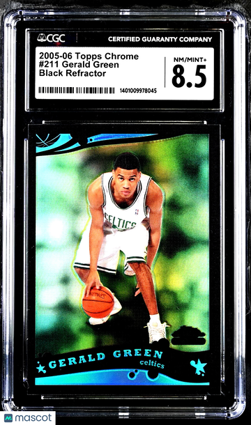 2005-06 Topps Chrome Gerald Green #211 Black Refractor Rookie 8.5 Topps