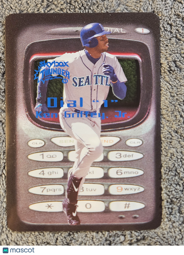1999 SkyBox Thunder Dial 1 Ken Griffey Jr. #3 (VG) See Pics