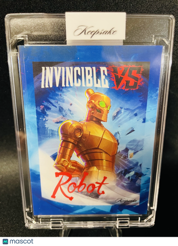 2026 Super Products Keepsake Invincible VS #/100 Signagraph Robot Card 6