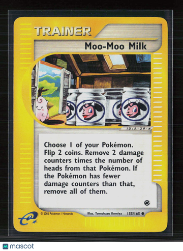 2002 Expedition Base Set Moo-Moo Milk #155/165