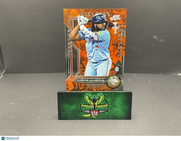 2021 Topps Chrome x Travis Scott Vladimir Guerrero Jr. #42 Orange /25