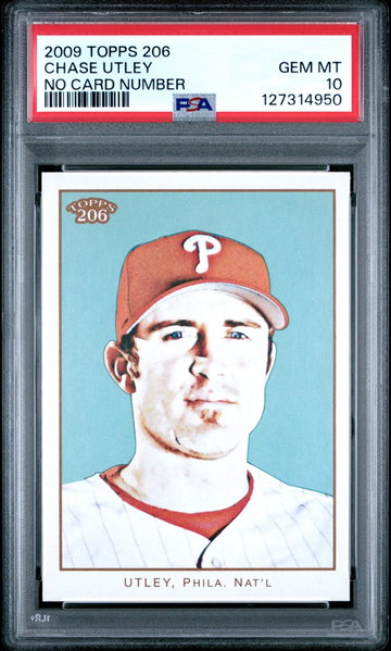 2009 Topps T-206 Chase Utley PSA 10