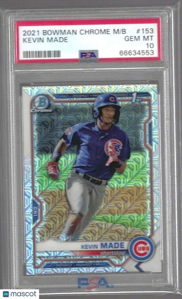 2021 Bowman Chrome Mega Box Kevin Made #153 PSA 10