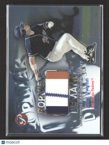 2002 Topps Pristine Popular Demand Tony Gwynn #PD-TG Authentic Game-Worn Jersey 0049/1000