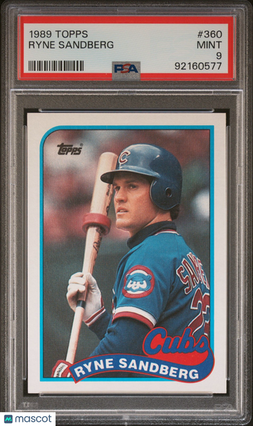 1989 Topps Ryne Sandberg #360 [Base] PSA 9