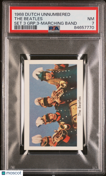 1968 Dutch Unnumbered Set 3 Group 3 The Beatles Set 3 GRP.3-Marching Band PSA 7