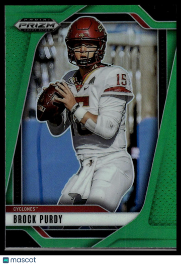 2025 Panini Prizm Draft Picks Brock Purdy #176 Prizms Green
