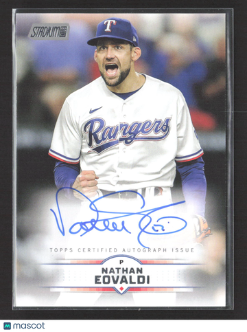 2025 Topps Stadium Club Nathan Eovaldi #SCBA-NE Topps Certified Autograph Issue