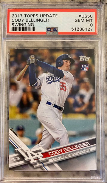 2017 Topps Update Cody Bellinger PSA 10 Gem-Mint