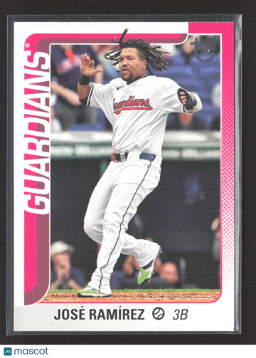 2025 Topps Series One José Ramírez #77 Vintage Stock