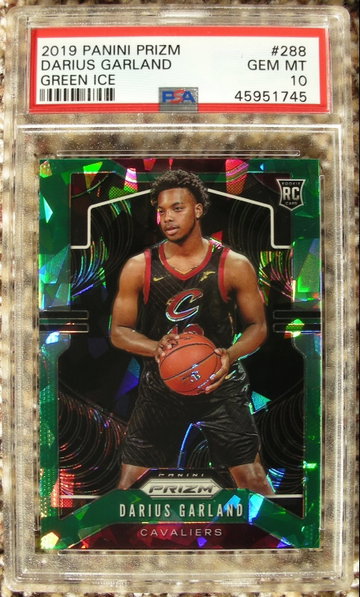 Darius Garland 2019 Prizm #288 Green Ice PSA 10 