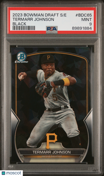 2023 Bowman Draft Sapphire Edition Termarr Johnson #BDC65 Black PSA 9