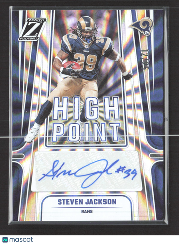 2024 Panini Zenith Football High Point Steven Jackson #HPS-SJN /25