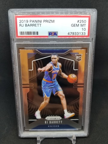 RJ Barrett 2019 prizm psa 10