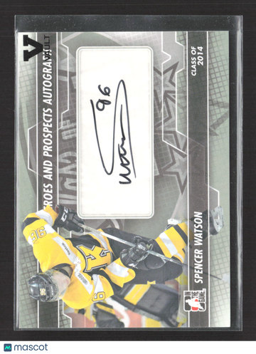 2014 In The Game Heroes and Prospects Autograph Vault Spencer Watson #A-SW Auto