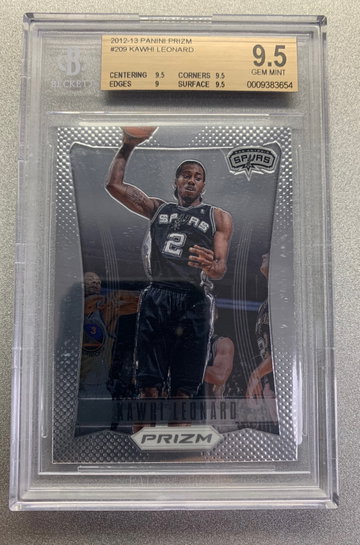KAWHI LEONARD 2013 PRIZM RC #209 BGS 9.5 GEM MINT