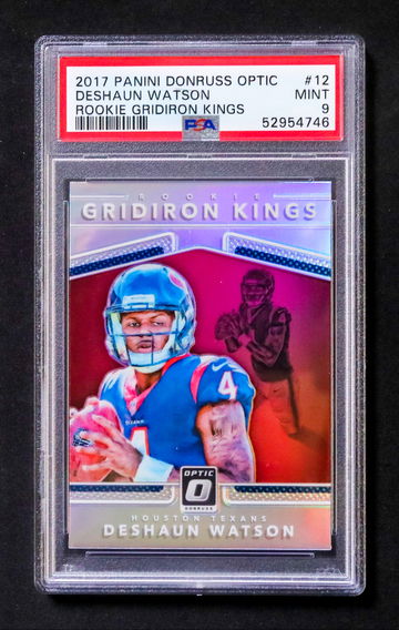 2017 Panini Donruss Optic - Deshaun Watson - Rookie Gridiron Silver Prizm PSA 9