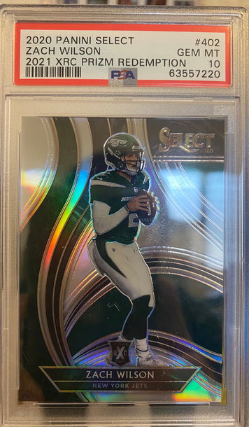 2020 Panini Select Zach Wilson XRC PSA 10 GEM MINT