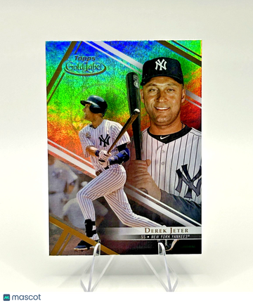 2021 Topps Gold Label Derek Jeter #75 Class 1 Parallel/Variety Base Set Topps