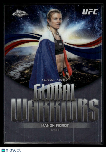 2026 Topps Chrome UFC Manon Fiord #GW-18 Global Warriors