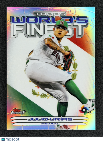 2023 Finest Julio Urías #2000-9 2000 Topps Finest World's Finest Mexico