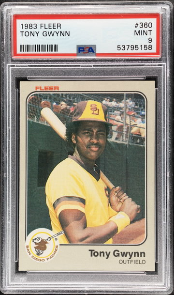 1983 FLEER TONY GWYNN #360 PSA 9 Mint
