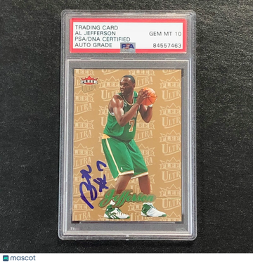 2007-08 Fleer Al Jefferson #8 Ultra PSA 10