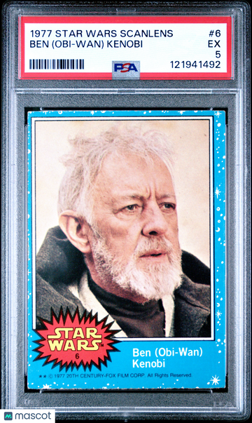 1977 Star Wars Scanlens Ben (Obi-Wan) Kenobi #6 PSA 5