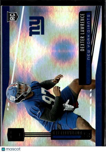 Dexter Lawrence 2019 Panini Unparalleled Football RC Infinite /150 New York Giants