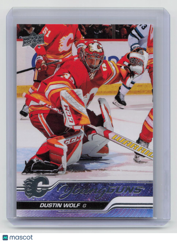 2023-24 Upper Deck Series 1 Young Guns Dustin Wolf #210 RC