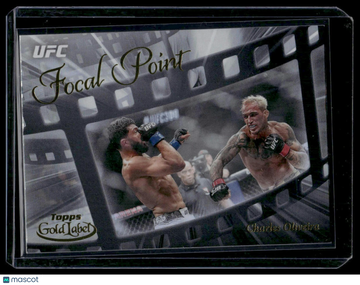 2024 Topps Gold Label UFC Charles Oliveira #FP-9 Focal Point