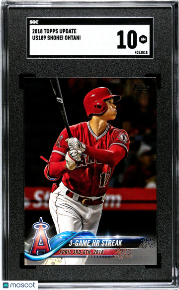 2018 Topps Update Shohei Ohtani #US189 SGC 10